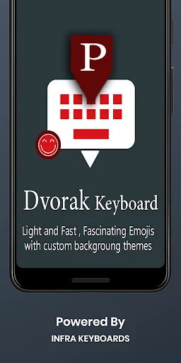 Dvorak English Keyboard Infra