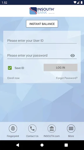 INSOUTH Bank Mobile Banking screenshot 2
