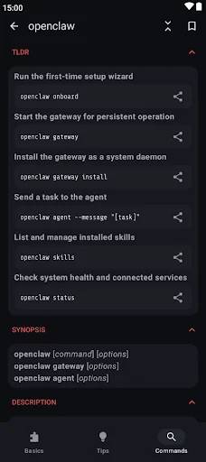 Linux Command Library screenshot 1