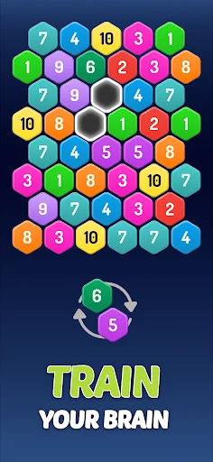 Merge Hexa™ Number Puzzle Game screenshot 2
