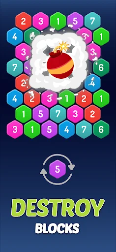 Merge Hexa™ Number Puzzle Game screenshot 4