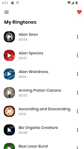 Sci-Fi Ringtones & Alerts screenshot 2