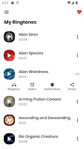 Sci-Fi Ringtones & Alerts screenshot 3