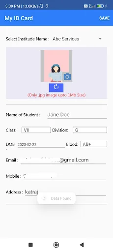 My ID card