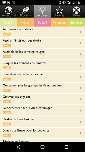 Trucs et astuces de grand-mère