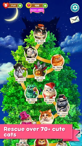 Cute Cats: Classic Match 3 screenshot 4