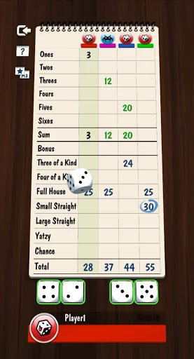 Yatzy Multiplayer Dice Game screenshot 3