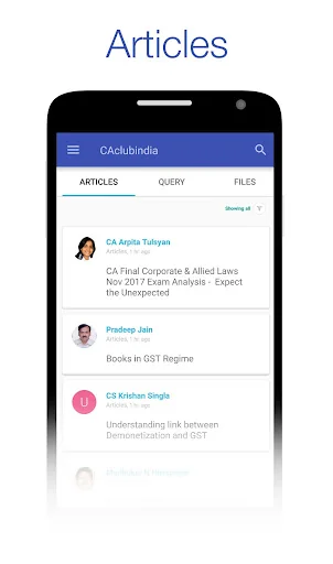 CAclubindia- Tax and Query App screenshot 1
