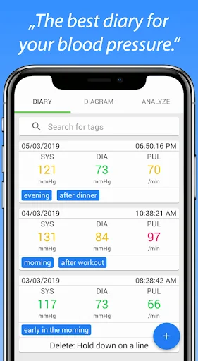 Blood Pressure Diary