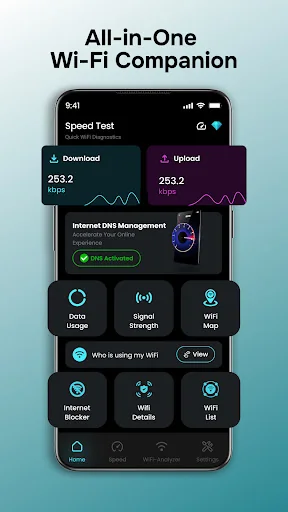 Internet Fast Speed Test Meter screenshot 1