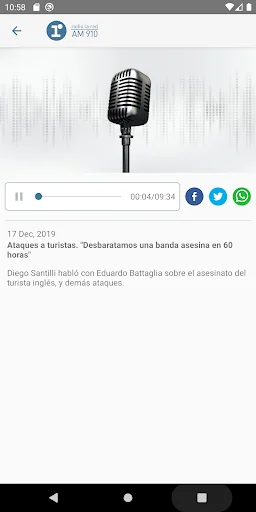 Radio La Red screenshot 3