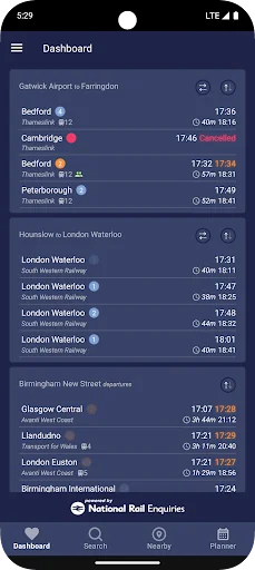 On Rails: Train Times & Widget