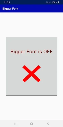 Bigger Font