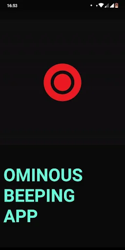 Ominous Beeping App