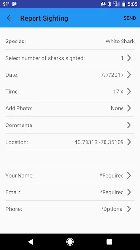 Sharktivity - White Shark App screenshot 3