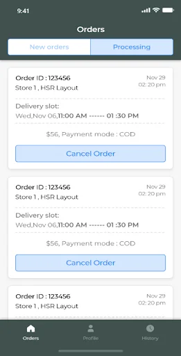 Grocery Sass Vendor App