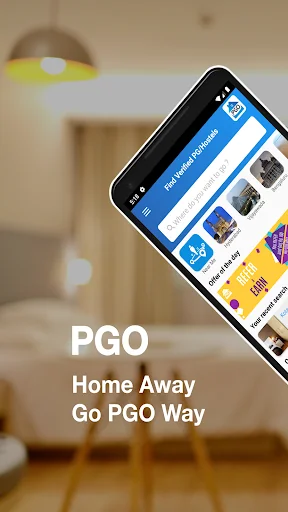 PGO : Hostel/PGs Bookings App screenshot 1