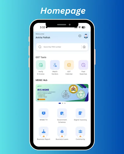 IRIS Peridot GST & MSME App