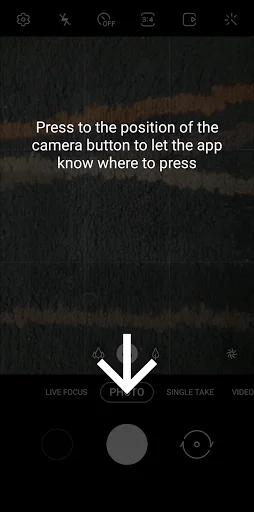 Сamera shutter via Bluetooth