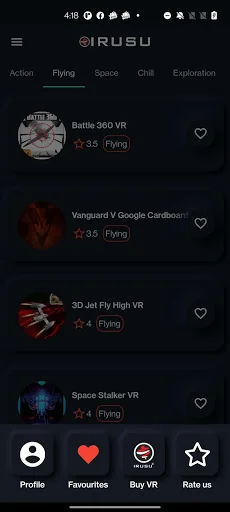 Irusu VR: Apps & Games Hub screenshot 2