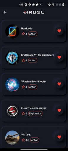 Irusu VR: Apps & Games Hub screenshot 4