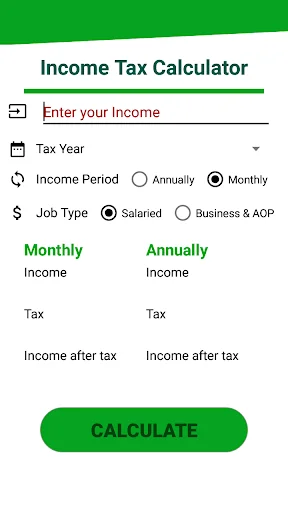 Income Tax Calculator