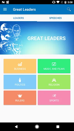 GREAT LEADERS AND SPEECHES