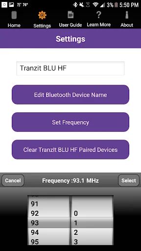 TranzIt Blu HF screenshot 2