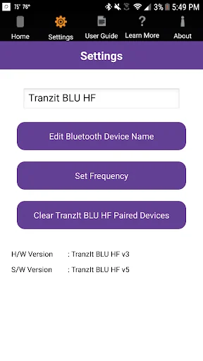 TranzIt Blu HF screenshot 4
