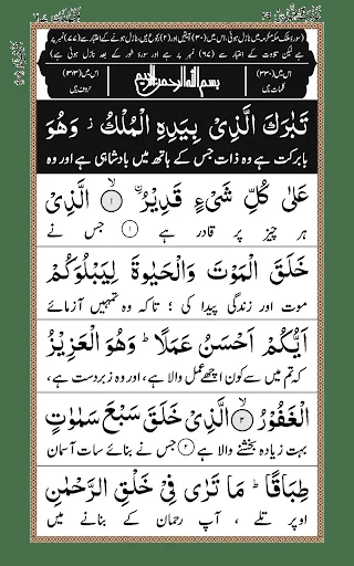 Surah Mulk + Urdu