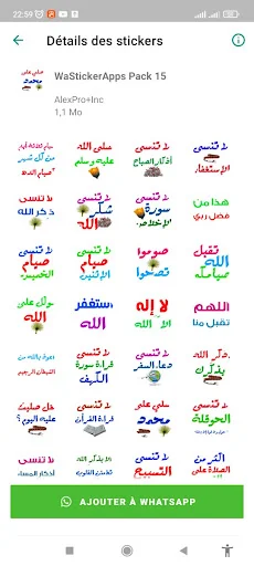 Animated Islamic Wasticker screenshot 3