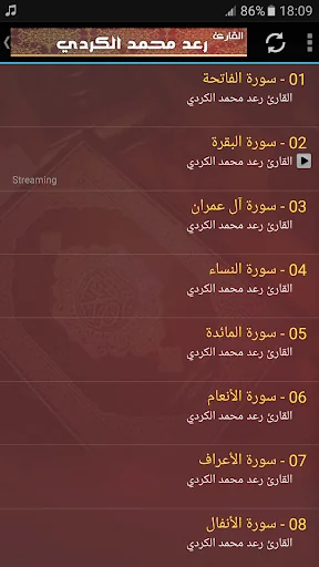 raad mohammad al kurdi - quran screenshot 2