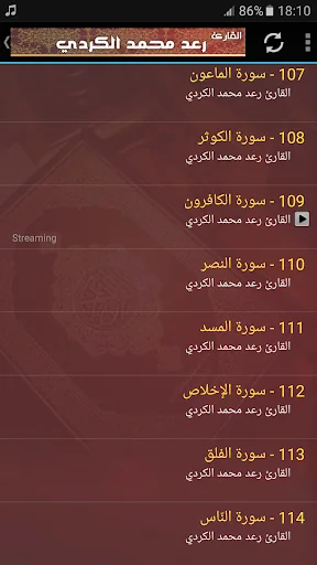 raad mohammad al kurdi - quran screenshot 4