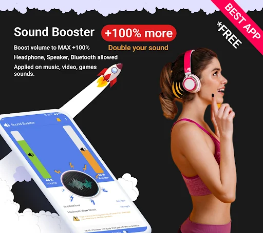 Volume booster Sound amplifier