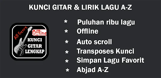 Kunci Gitar & Lirik Lagu A-Z