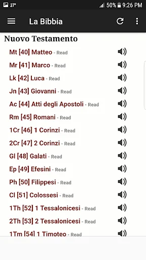 Bibbia in italiano screenshot 2
