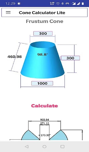 Cone Calculator Lite