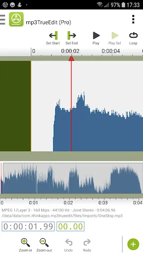 mp3TrueEdit touch Audio Editor