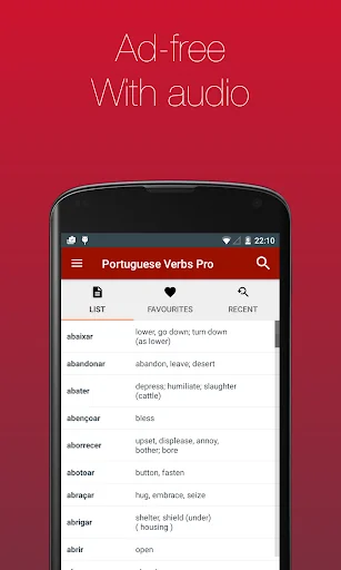 Portuguese Verb Conjugator Pro