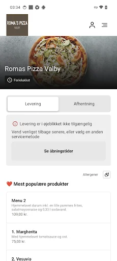 Romas Pizza - Valby DK