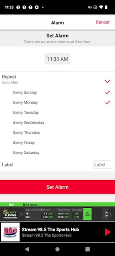 98.5 The Sports Hub screenshot 4