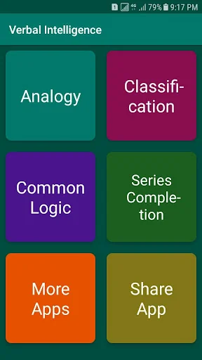Verbal Logical Reasoning Intel screenshot 1