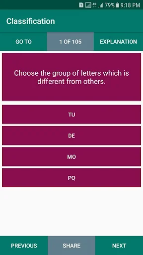 Verbal Logical Reasoning Intel screenshot 3