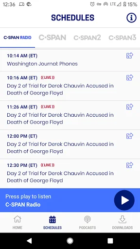C-SPAN Radio screenshot 2
