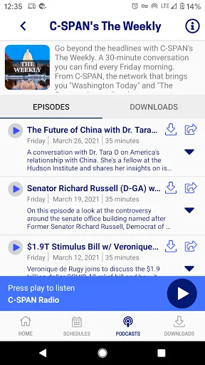 C-SPAN Radio screenshot 4