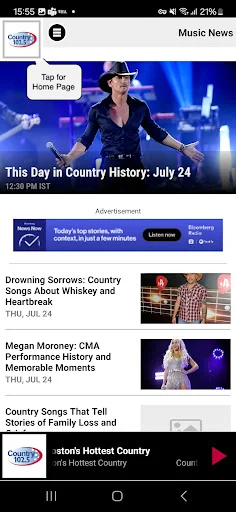 Country 102.5 - Boston screenshot 2