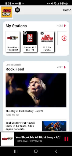 102.9 WMGK screenshot 1