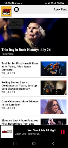 102.9 WMGK screenshot 2