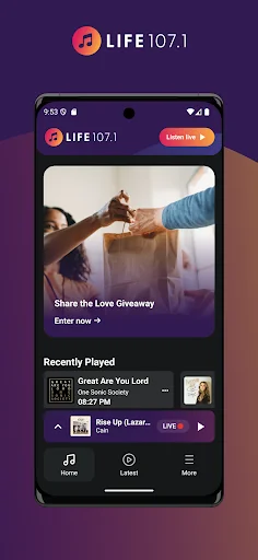 Life 107.1 screenshot 1