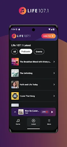 Life 107.1 screenshot 3